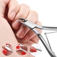 thumbnail image 3 of Cbiumpro 5-Pack Cuticle Trimmer with Pusher, Cutter, Scraper, Nipper, Clipper, Professional Stainless Steel Cuticle Remover Tools Kit for Fingernails & Toenails - with Case, 3 of 3