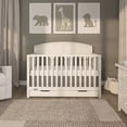 thumbnail image 3 of Dream On Me Storybrooke 5 in 1 Convertible Crib with Under Drawer, Cannoli Cream, 3 of 7