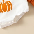thumbnail image 7 of JLMSPLWG Halloween Baby Outfit Halloween Overalls Toddler Girl Pumpkin Outfit Newborn Onesies Boys Baptism Outfit Girls Holiday Outfits Tween Girl, Brown 0-3 Months, 7 of 7