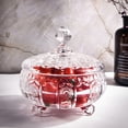 thumbnail image 4 of Bangcool Candy Jar Glass Small Vintage Sunflower Food Storage Jar Cookie Jar with Lid, 4 of 10