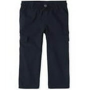 The Children's Place Boys' Uniform Pull On Slim Cargo Pants Husky 10 Husky New Navy Single
