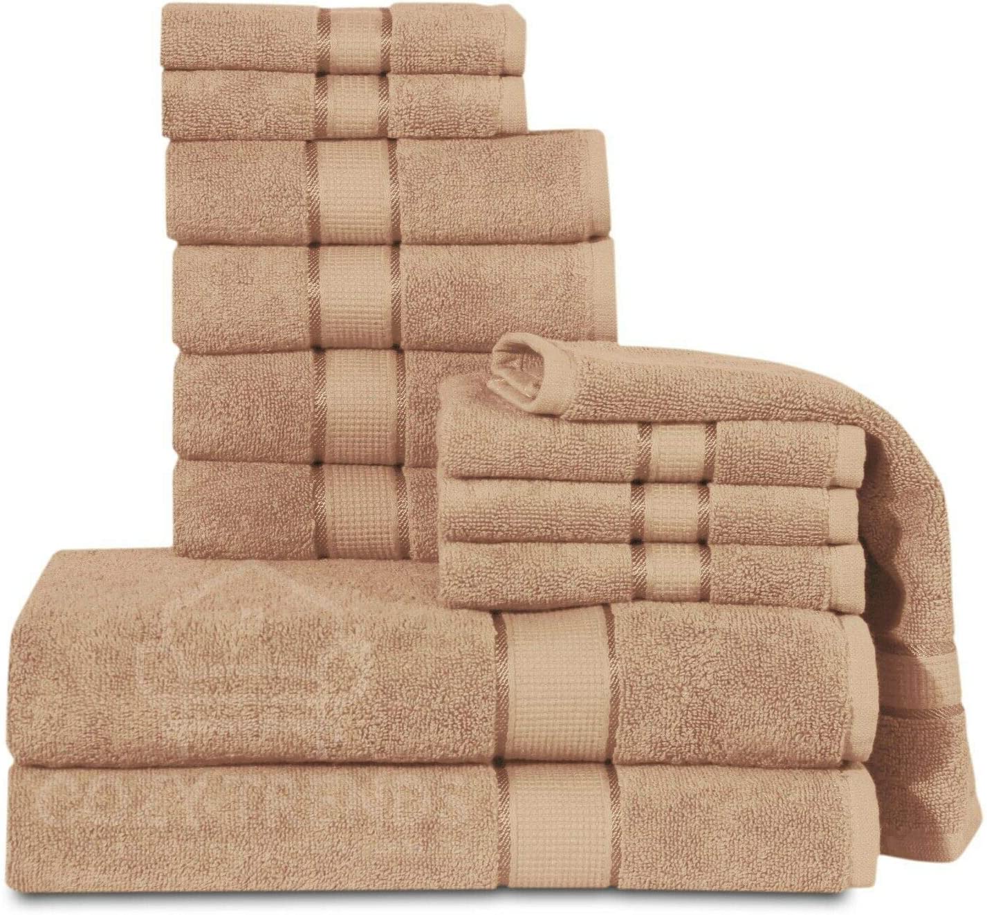 TreeWool, 6 Piece Luxury Bathroom Towel Set (Ivory) 600 GSM Supreme So –  Queenzliving