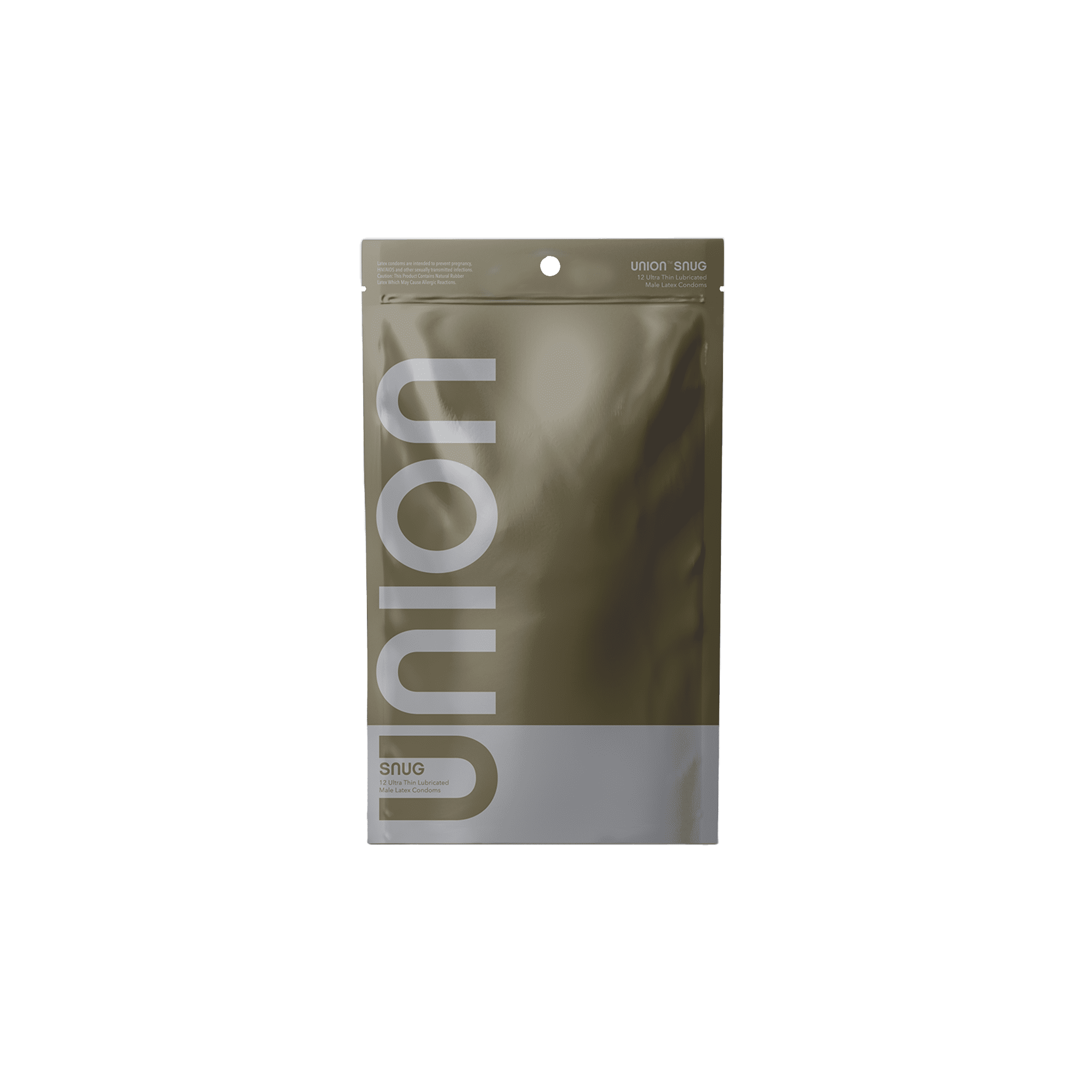 UNION SNUG Condoms - 12 Count - Secure Fit - 49mm Ultra-Thin, Lightly Lubricated, Vegan, Non-Toxic, Odorless Natural Rubber Latex, Smaller Size, Tight Fit