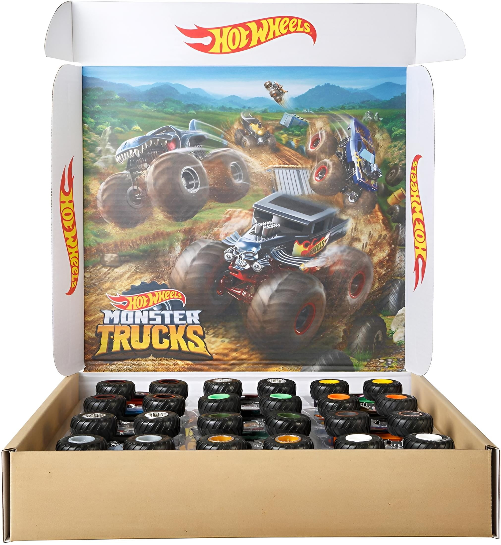 Hot Wheels Monster Trucks Ultimate Chaos! Die-Cast Car 12-Pack