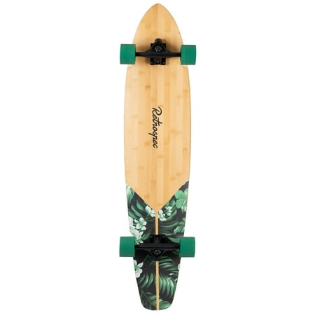 Retrospec Zed Bamboo Longboard Skateboard Complete