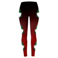 thumbnail image 4 of MKLEKYY Leggings deportivos para mujer Leggings para entrenamiento para mujer Leggings con estampado navideño de bloques de color Leggings suaves y elásticos 339, 4 of 4