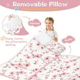 thumbnail image 3 of Pioneer Flower Floral Print Pattern Toddler Nap Mats for Kids Preschool,Sleeping Mat Bag or Kids,Toddler Sleeping Bag,Toddler Nap Mat or Daycare, 3 of 6