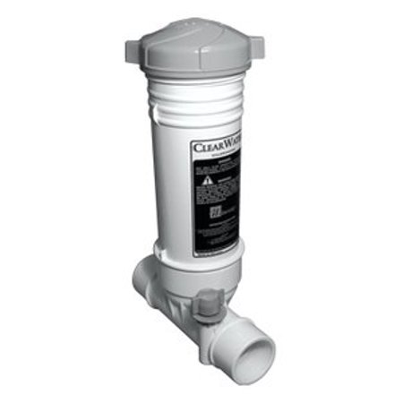 Waterway Clearwater In-Line Automatic Chlorinator for In Ground swimming (Best Inline Pool Chlorinator)