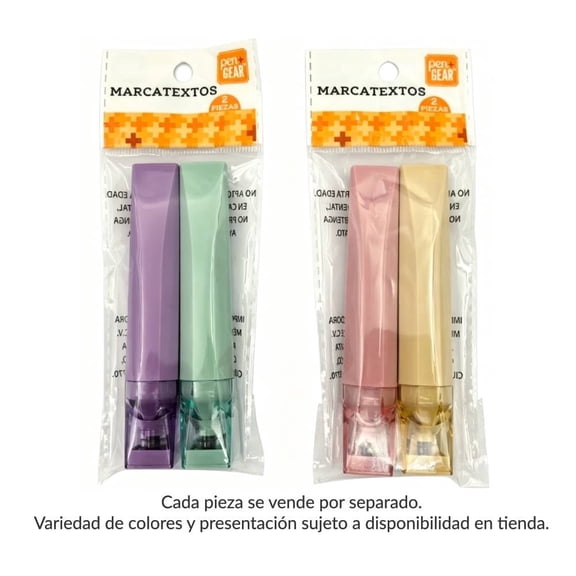 Marca textos Pen + Gear Colores Pastel 2 Piezas