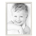 thumbnail image 2 of ArtToFrames 14x18 inch  White Square Star Emboss Picture Frame,  White 14" x 18" Wood Poster Frame (WOM-5125), 2 of 7
