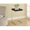 thumbnail image 2 of Accent Table - Cappuccino With Chrome Metal, 2 of 2