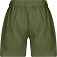 thumbnail image 3 of WILLBEST Pantalones Cortos Casuales de Verano para Mujer, Cintura Elástica, Entrepierna de 18 Cm, Cómodos Conjuntos de Playa con Bolsillos Prácticos para Uso Diario. Extra Grande, 3 of 4