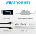 thumbnail image 2 of 4 in 1 Wii Replacement Cables Set, PORTHOLIC Wii AC Power Adapter + Wii to hdmi Converter+ Wired Motion Sensor Bar and Composite Audio Video Cable for Nintendo Wii, 2 of 7