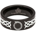 thumbnail image 5 of Ouroboros Tungsten Carbide Ring, 5 of 9
