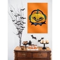 thumbnail image 3 of Awkward Styles Halloween Metal Print Wall Art Pumpkin Music Home Decor, 3 of 5