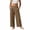 Khaki, variant on Vmvidoty Wide Leg Dress Pants Women's High Waisted Dressy Trousers Blue S