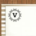 thumbnail image 2 of Printtoo Alphabet V Monogram Octagon Celtic Swirl Frame Self Inking Rubber Stamp Office Stationary, 2 of 7