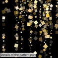 thumbnail image 4 of Black and Gold Shower Curtain, Abstract Art Modern Bathroom Curtains, Geometric Pattern Machine Washable Polyester Fabric, 71x71 Inches (No Glitter), 4 of 6