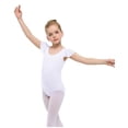 thumbnail image 3 of Stelle Girl's Ruffle Cap Sleeve Classic Ballet Leotard,Toddler Ballerina Gymnastic Outfit Outfits Basic Dance Leotard,2-8Y, 3 of 8