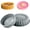 Grey-2pack, variant on 10 Inch Cake With 8 Inch Pan Set (2 Pack) - Nonstick Baking Mold for Pound Cake, Jello, Bread & Brownies, Dishwasher Safe