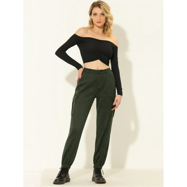 High waist cheap army pants