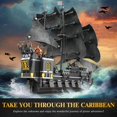 thumbnail image 4 of Sspatios Kits De Modelos De Bloques De Construcción De Barcos Piratas Advanced Moc Black Pearl Ship Building Set Toy Christmas Birthday Building Set Regalos para Adultos Y Niños De 12 Años 1366 Piezas, 4 of 5