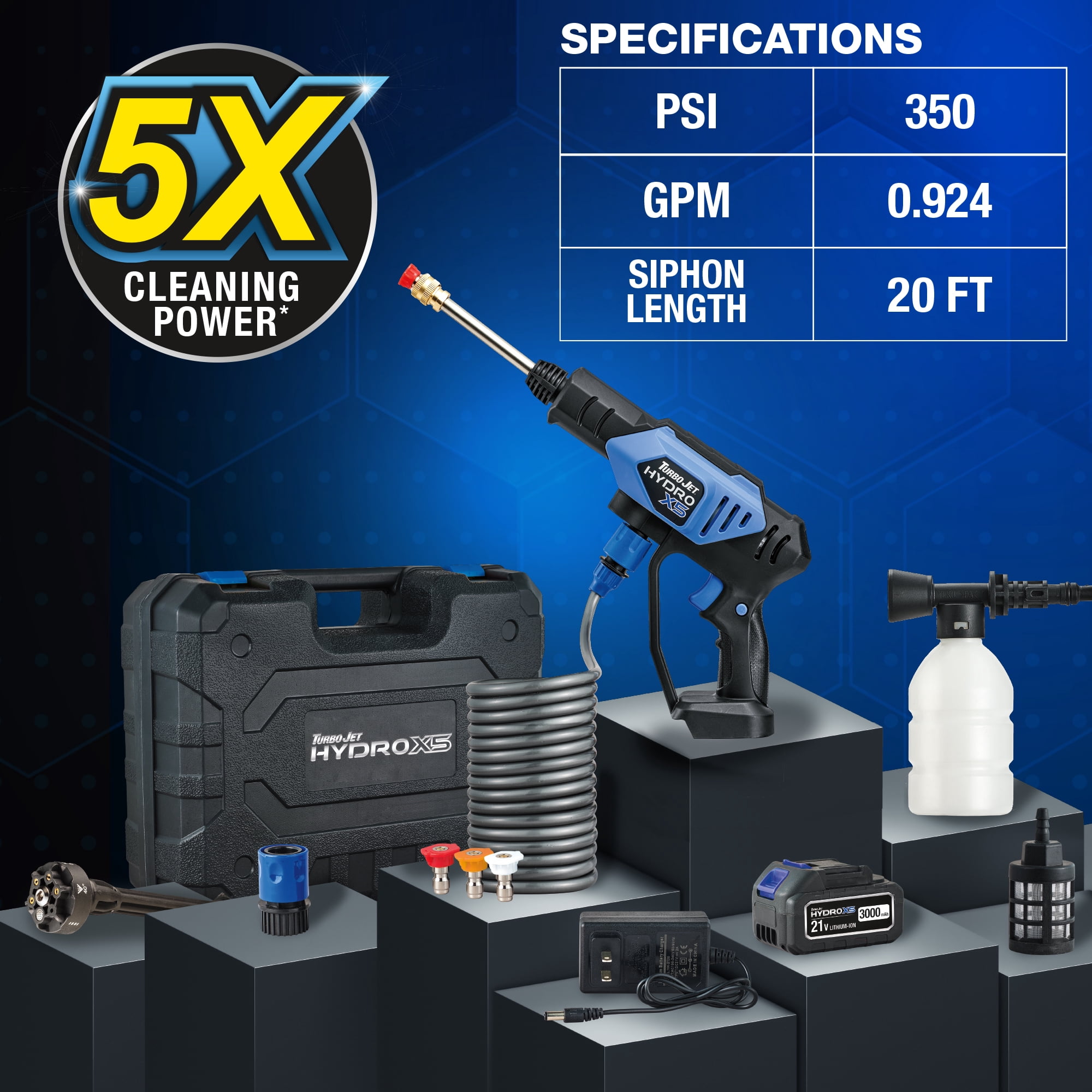 Turbo Jet® Hydro X5® Pro, 350 Psi Power Washer