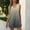 Gray, variant on Rompers for Women's Summer Casual Loose Sleeveless V Neck Pocket Jumpsuit Short Overalls Beach Vacation Clothes(Yellow,S)