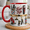 Black, variant on Barber Coffee Mug with Clippers & Barber Pole Design, Gift for Barbers