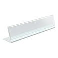 thumbnail image 1 of Azar - Sign holder - L-shaped - desktop - clear (pack of 10), 1 of 3