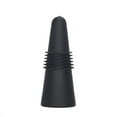 thumbnail image 2 of Tapón de vino reutilizable de silicona para botellas de vino, reutilizable, para bar y cocina. Negro, 2 of 9