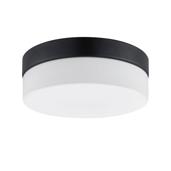 Bromi Design B6609 Nova 2 Light 9" Wide Flush Mount Drum Ceiling Fixture - Black