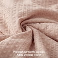 thumbnail image 3 of Juego de edredón Bedsure Waffle Twin Dusty Pink (180 x 220 cm), 3 of 7