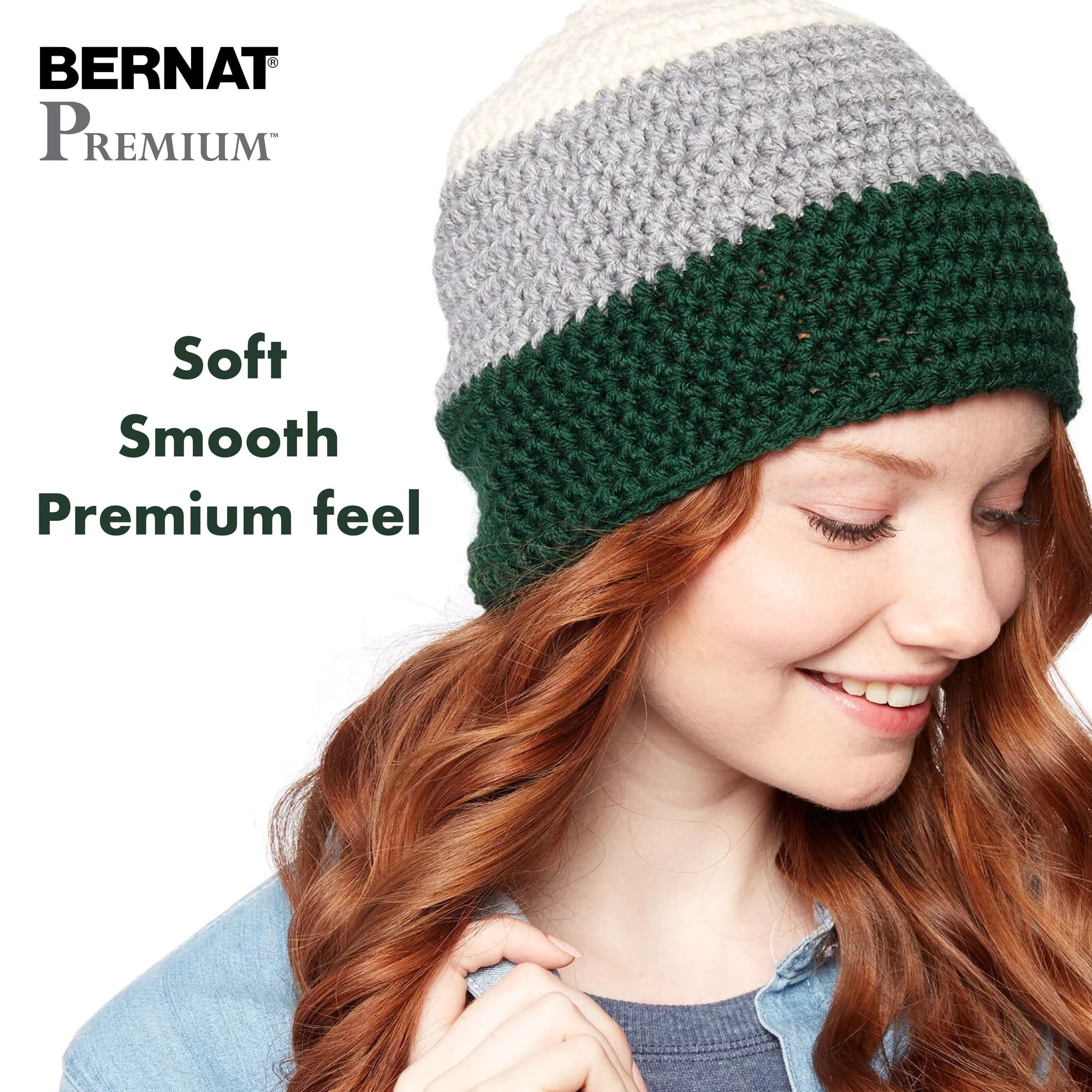Bernat® Premium™ #4 Worsted (Medium) Acrylic Yarn, Botany Teal 7oz