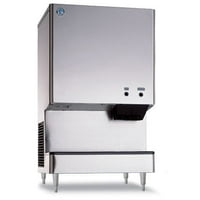 Hoshizaki DCM-500BAH 618 lb 26" Wide Air-Cooled Cubelet-Nugget Style Ice Machine and Water Dispenser w Bin