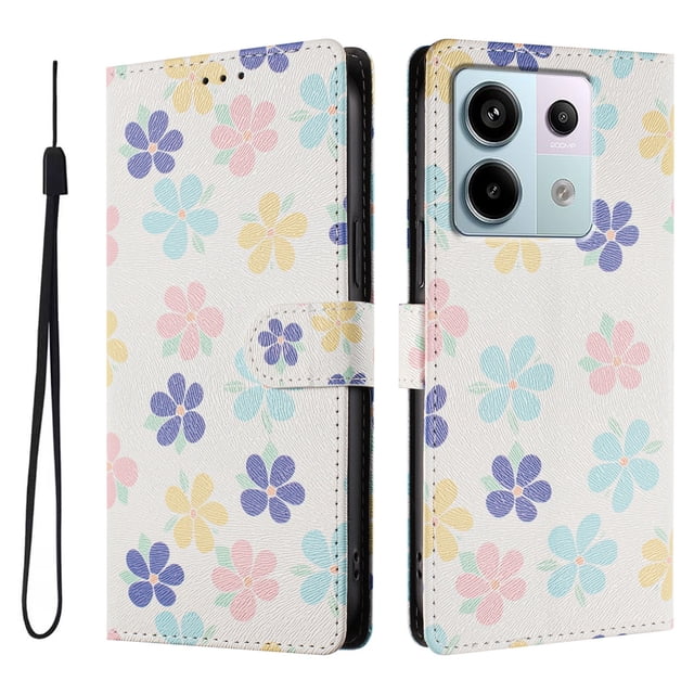 FOXDOCK Funda Tipo Cartera para Xiaomi POCO X6 5G con Soporte y Correa – Diseño de Patrones Lindos