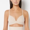 thumbnail image 1 of Full Coverage Wireless Push Up Bra in Rosetan, 1 of 5