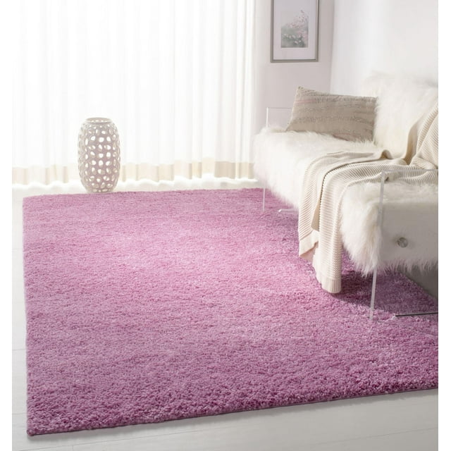SAFAVIEH August Carlene Solid Plush Shag Area Rug