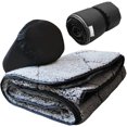 thumbnail image 2 of Binmer Lambswool Camping Blanket Portable Windproof Thickened Camping Blanket Outdoor Camping Travel Blanket Multi Purpose Proof Picnic Mat, 2 of 7