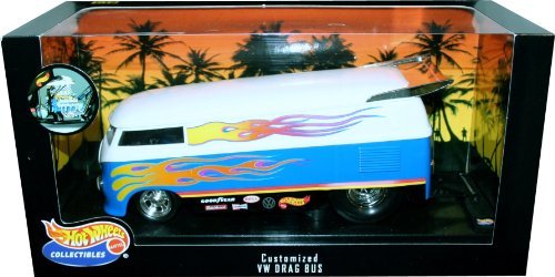 hot wheels vw drag bus 1 18