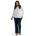 thumbnail image 2 of Lee® Women's Plus Mid Rise Wrinkle Free Bootcut Pant, 2 of 7