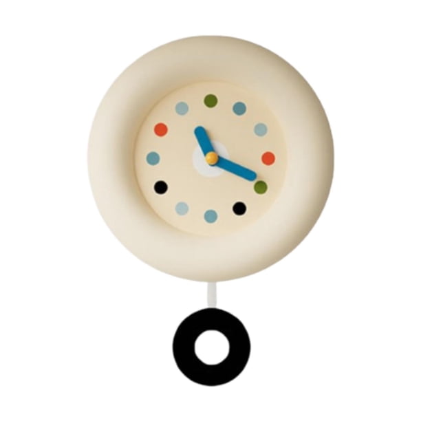 Reloj de pared estético moderno y decorativo para dormitorio, sala de estar y cocina. Con péndulo