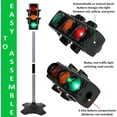thumbnail image 4 of Kiddie Play Traffic Light and Road Signs Toy Kit for Kids, 5 Street Signs & 1 Stop Light 6-Piece Set, 4 of 5