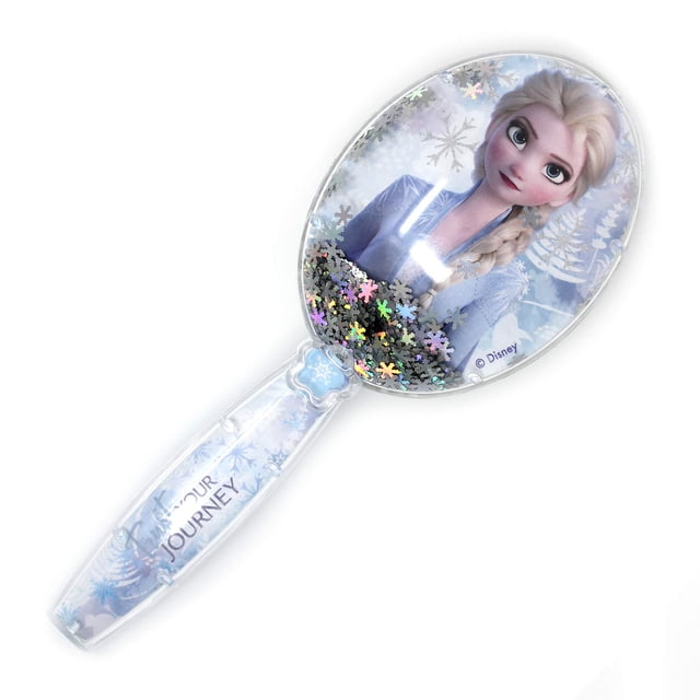 Cepillo para el cabello Frozen 2 Girls Snowflake Confetti plateado - Edades 3+
