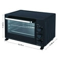 Mainstays XL Toaster Oven, 32L/ 6Slice Family Size, Black, 1500W