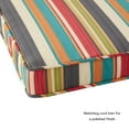thumbnail image 5 of Greendale Home Fashions 18 x 18 in. Sunset Stripe Outdoor Dining Seat Cushion (4-Pack), 5 of 6