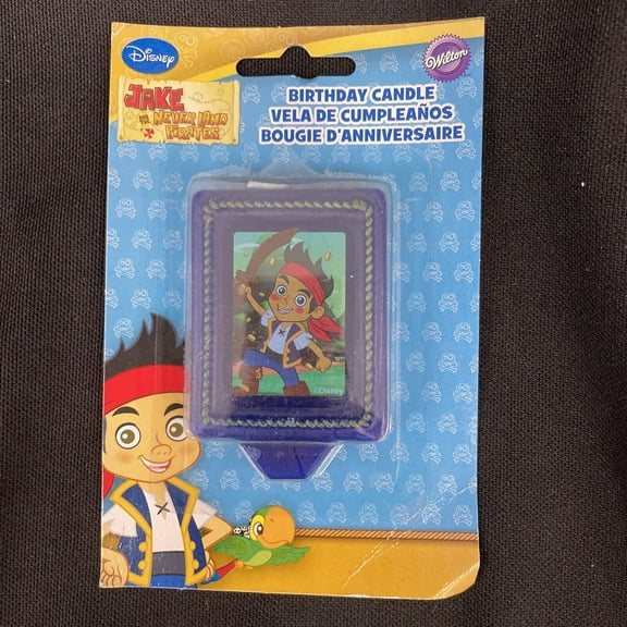 Wilton Disney Birthday Candle, Jake Never Land Pirates 1 ct. 2811-2105