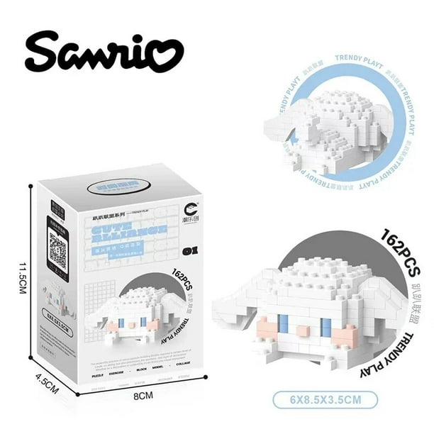 Sanrio-figura de anime Kuromi Melody, bloques de construcción, Hello Kitty, partículas, inteligencia, juguetes para niños, regalo para niños