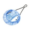 thumbnail image 2 of Blue Tie-Dye Pet Sun Hat, Cat Sun Hat, Summer Pet Hat, Pet Photo Prop Pet Summer Accessory, Windproof Construction, Functional Ear Cutouts for Pet Comfort, Thoughtful Pet Birthday, 2 of 9