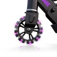 thumbnail image 2 of Melo Flare Light-Up Folding Kick Scooter for Kids, Purple, 2 of 13